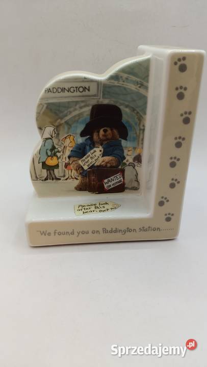 Miś Paddington rzadka podpórka do książek sprzedam