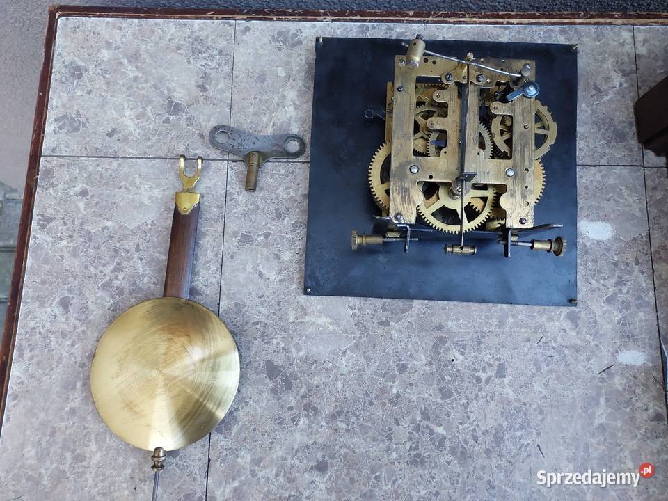 Stary zegar ścienny PHS przedwojenny sprawny Tczew