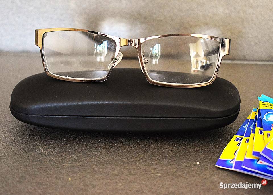 Solidne okulary korekcyjne V9017350 plus etui 12 Chełmno sprzedam