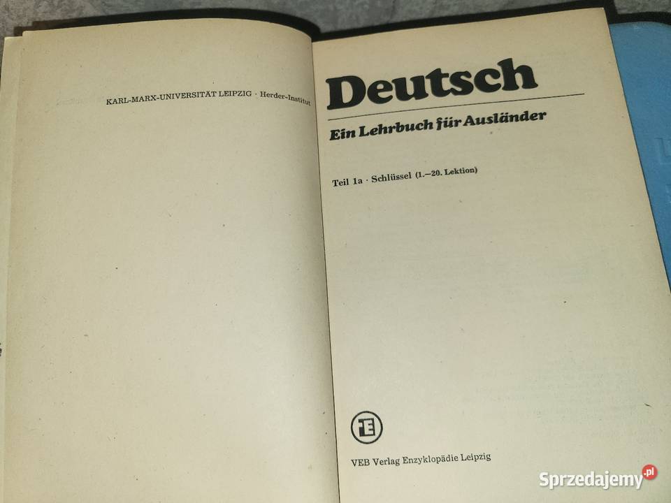 Deutsch Schlssel 1a Ein Lehrbuch fr Auslnder Książki i Podręczniki Gliwice