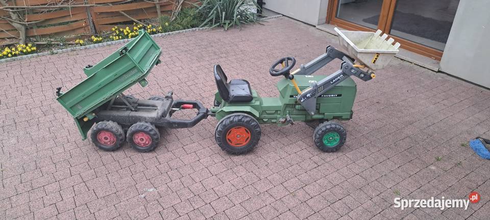 Traktor na pedały przyczepa rolly toys Przyszowice