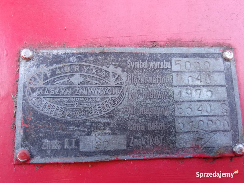 Sprzedam kombajn Bizon Z050 Brwilno