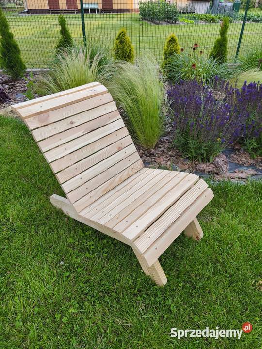 Krzesło fotel drewniany na taras Warszawa