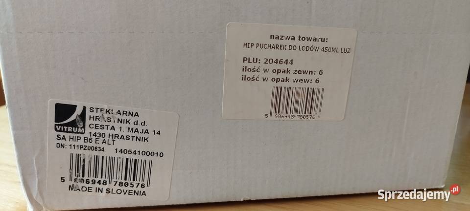 Pucharki deserowe Kieliszki i pucharki Sandomierz