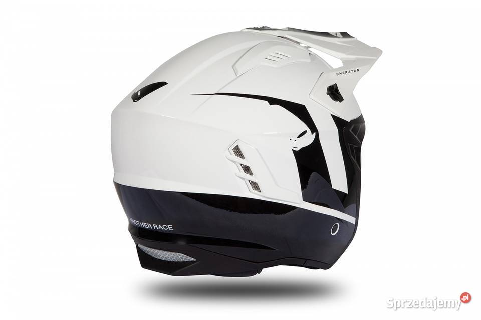 KASK UFO Z BLENDĄ TRIAL BAŁO CZARNY SMLXL