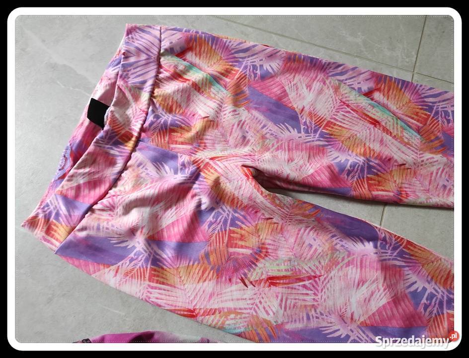 Legginsy sportowe wzorzyste kolorowe jogging Płock sprzedam