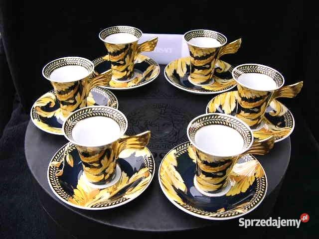VERSACE ROSENTHAL VANITY 6 filizanek do mokki Warszawa sprzedam