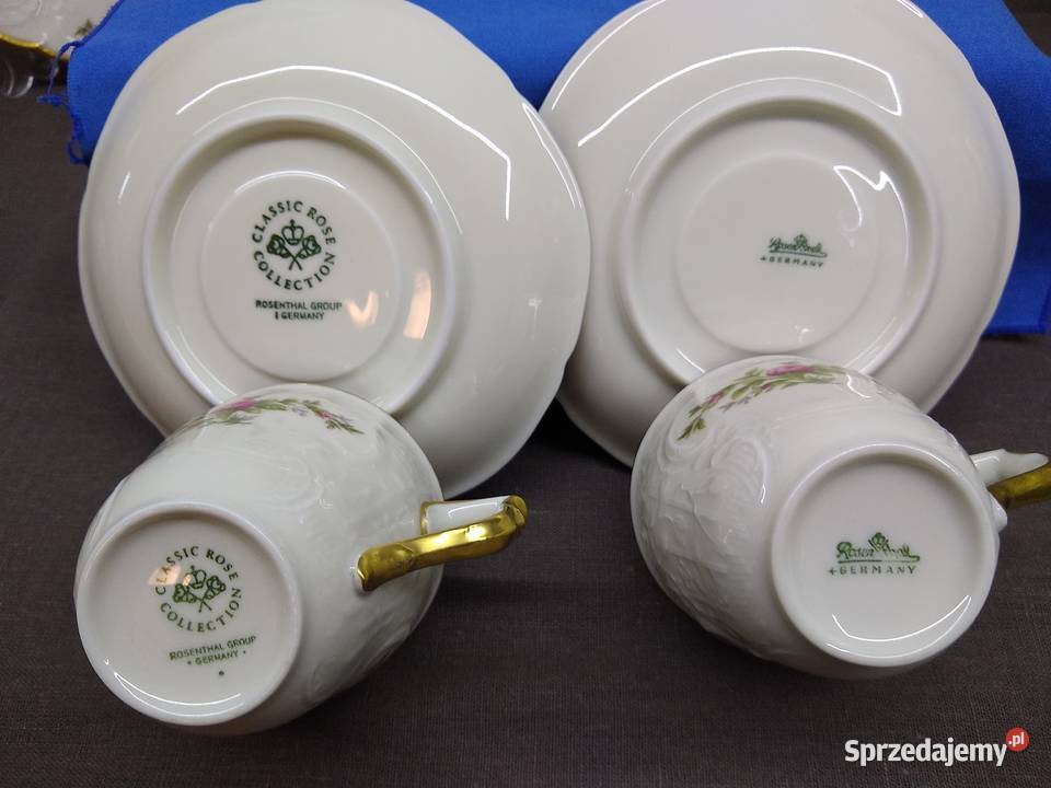 Rosenthal Sanssouci Moosrose zestaw kawowy Kalisz