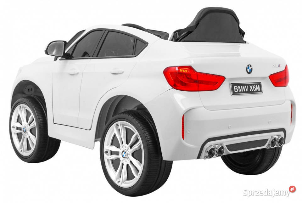 Auto na akumulator BMW X6M białe EVA 2x45W Warszawa