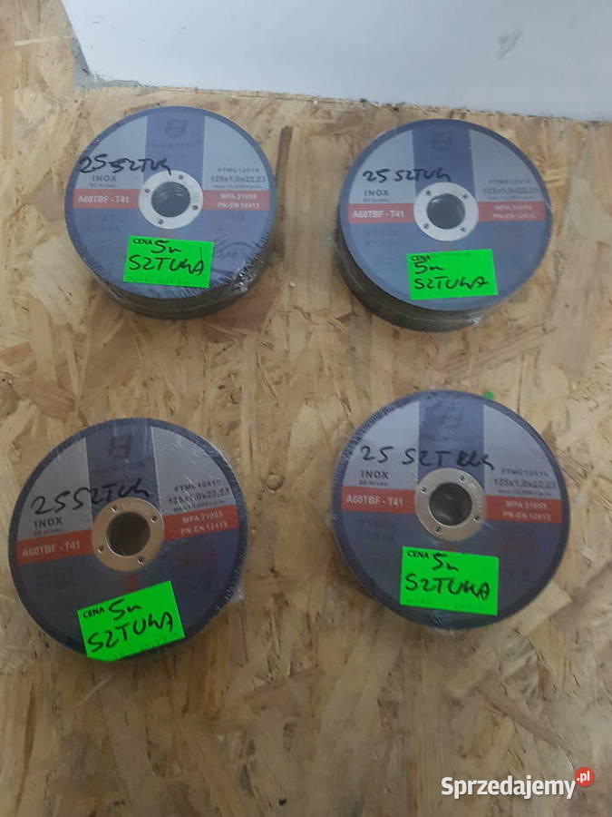 TARCZA TARCZE DO CIĘCIA METALU 125x1 mocne Głogowa