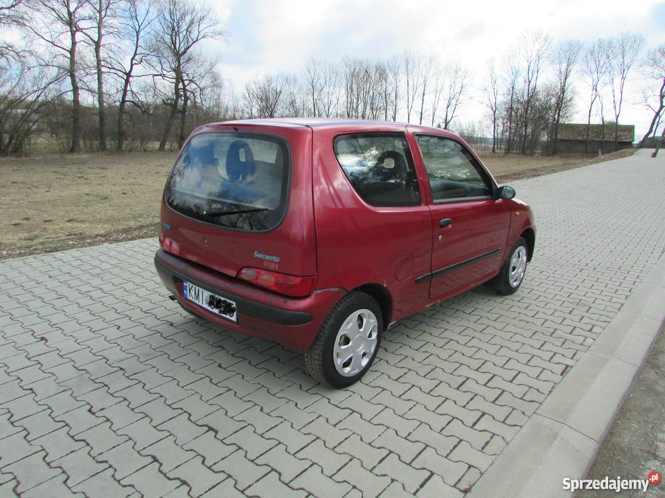 Fiat Seicento uszkodzony Miechów