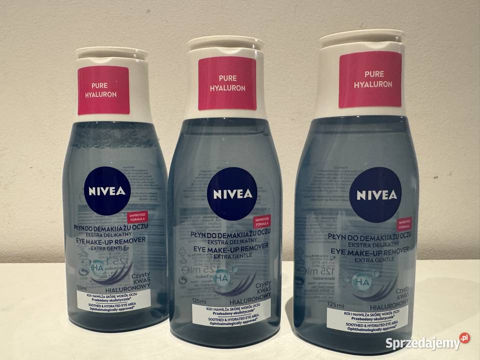 Nivea Ekstra delikatny płyn do demakijażu oczu Poznań sprzedam