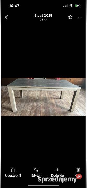 Holenderskie solidne stoly