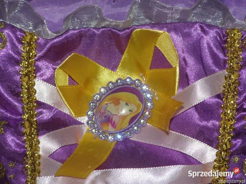 Strój kostium przebranie ROSZPUNKA ZAPLĄTANI 7 Siedlce