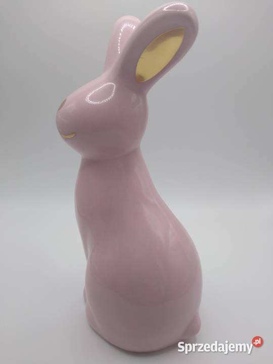 Zajączek Pudrowy Róż Ceramika Pozostałe Gdańsk