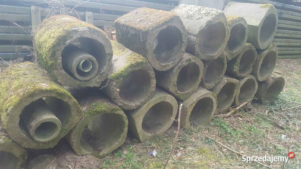 Kregi betonowe uzywane rozne średnie Siemiatycze
