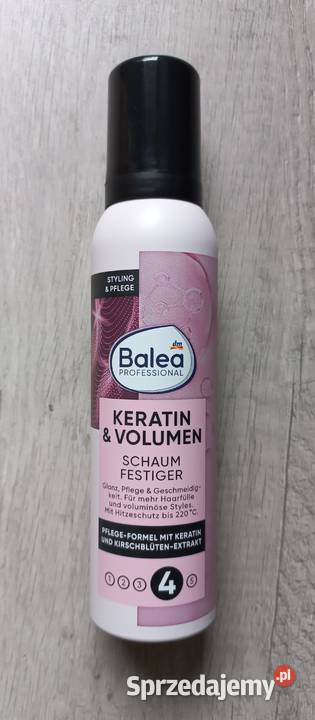 Balea Professional KeratinVolumen Mocna pianka Chrzanów sprzedam