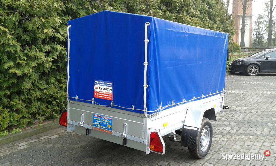 Przyczepa Rydwan 250x130x130 resor plandeka Burtowe i plandeki łódzkie Wieluń