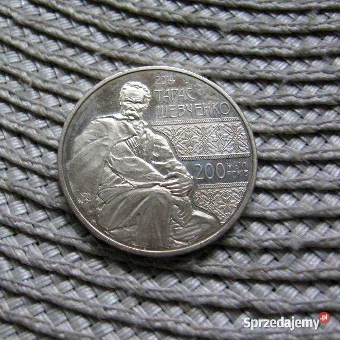 Kazachstan 50 Tenga 2014r Taras Szewczenko wielkopolskie Kalisz