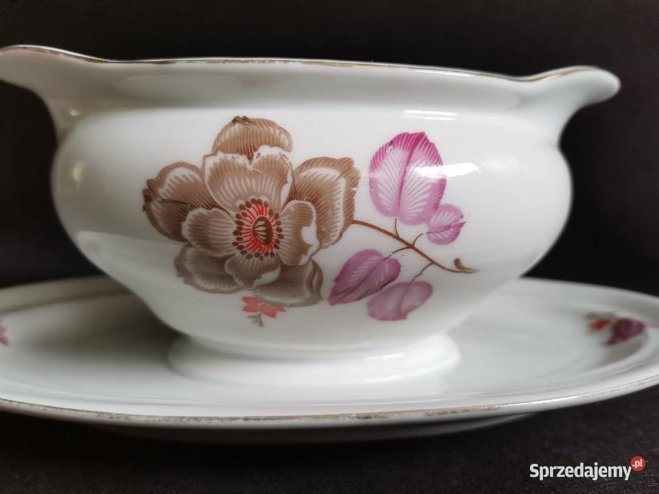 Stara przedwojenna sosjerka porcelana Giesche Porcelana i szkło śląskie Katowice