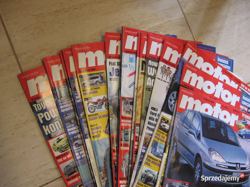 Motor stare czasopisma gazeta tygognik Przemyśl