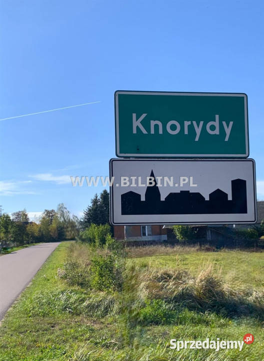 Działka 4913m2 Knorydy 130m