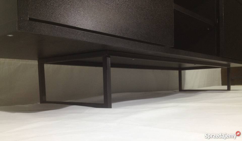 Szafka RTV nowoczesne czarna loft Warszawa sprzedam