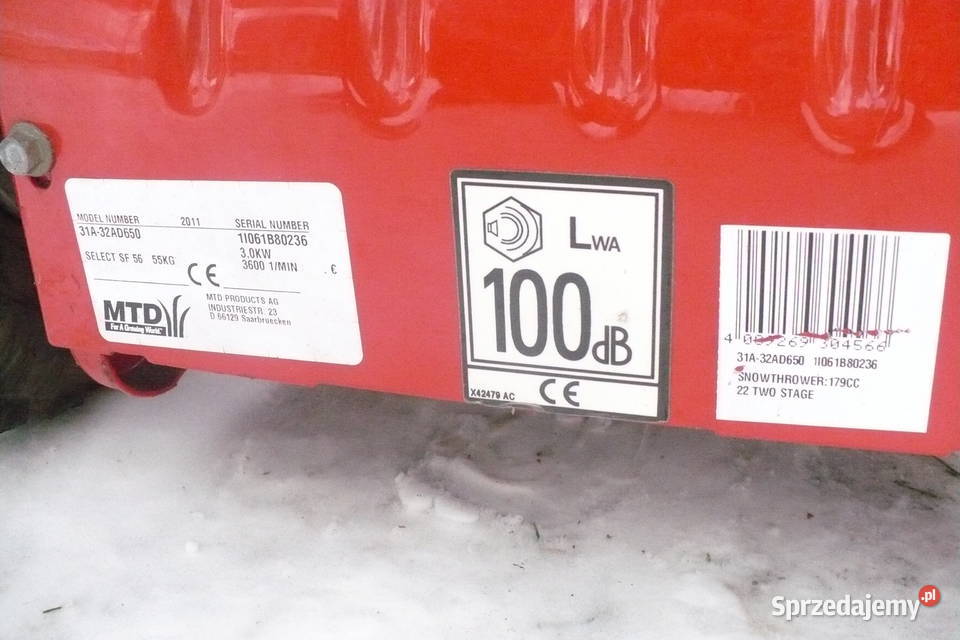 Odśnieżarka do śniegu Pozostałe Lubartów