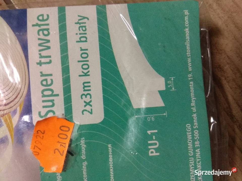 Uszczelka do okien 59mm 2x3 metry