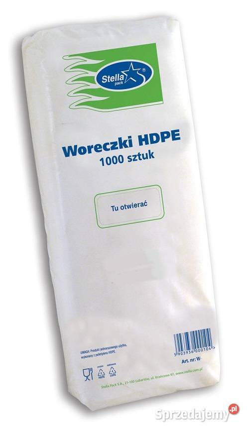 Woreczki HDPE 14435 1000 Stella Pack Gniezno sprzedam