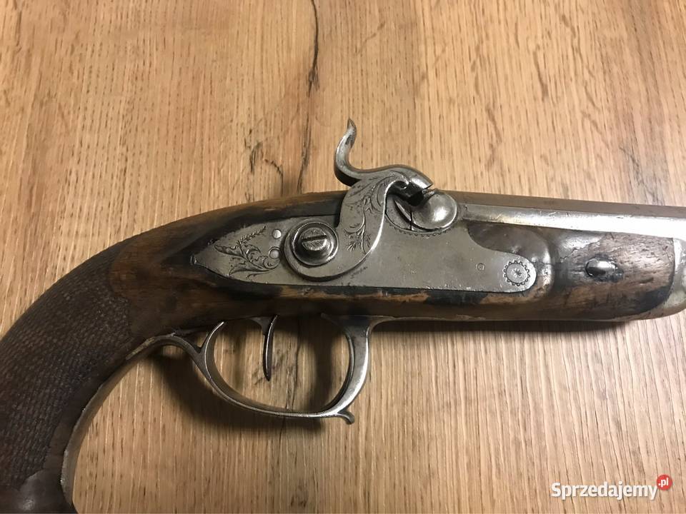 Pistolet czarnoprochowy kapiszonowy antyk Gryfice
