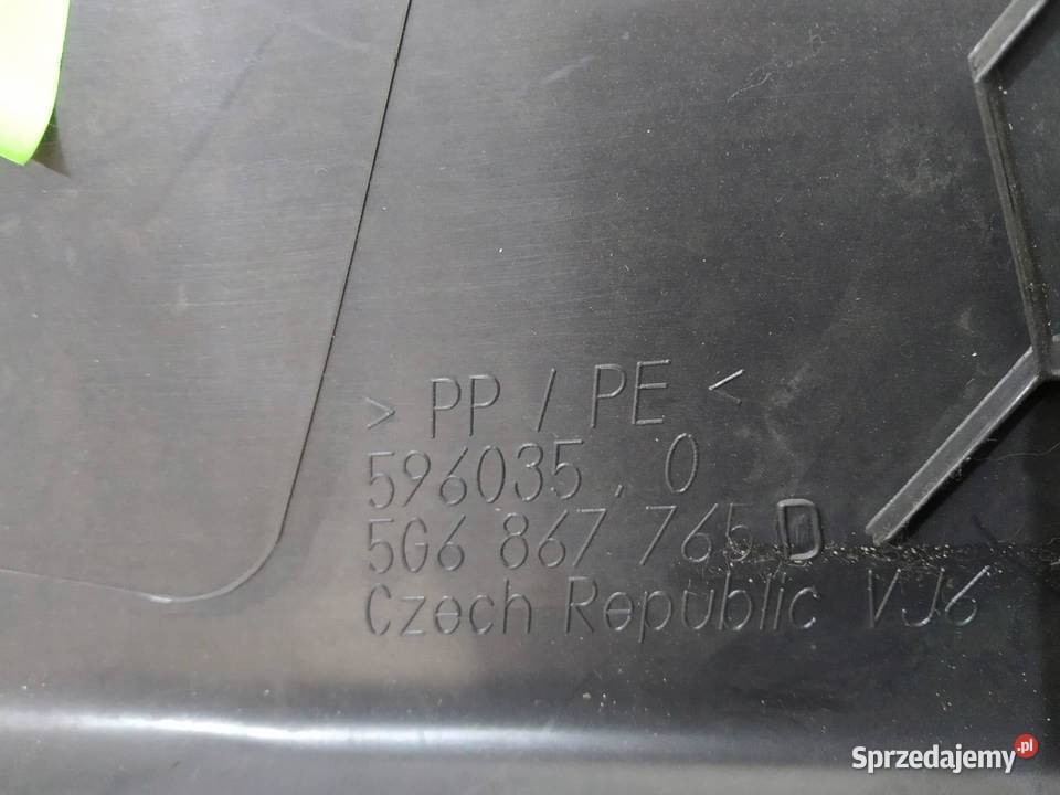 OSŁONA PROGU LISTWA LED LEWA KOMPLET GTI 5D