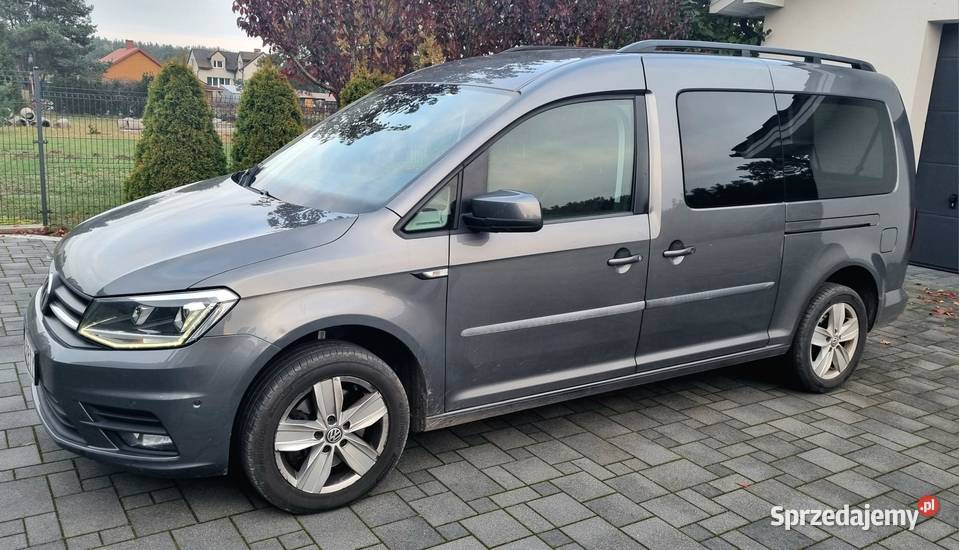 Volkswagen Caddy DSG 7 osób BEZWYPADKOWY Salon Laskowiec sprzedam