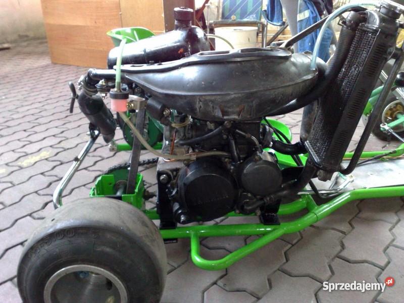 Gokart z silnikiem Yamahy na Kalisz