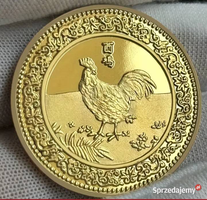 Zestaw kolekcjonerski monet medali Chińskie Warszawa