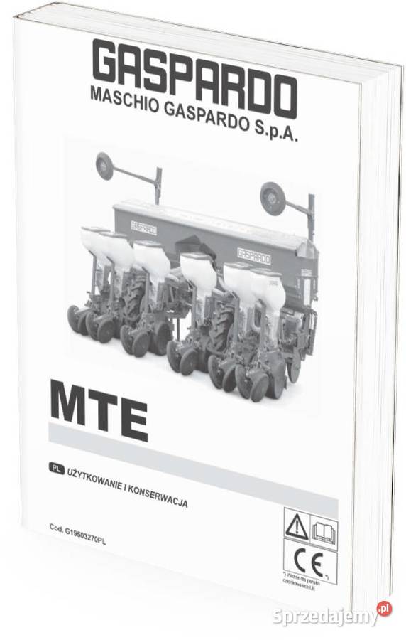 Gaspardo Maschio MTE Instrukcja katalog MTR MTER Pozostałe wielkopolskie Szamotuły