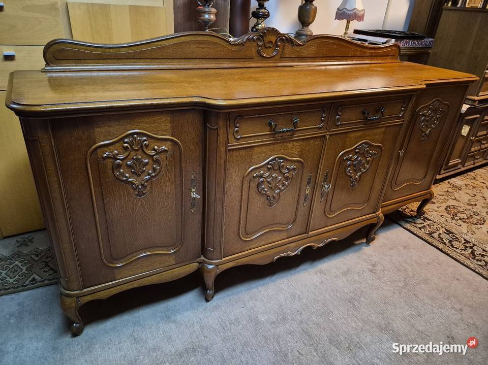 Komoda stylowa LUDWIKOWSKA chippendale dębowa z 83cm sprzedam