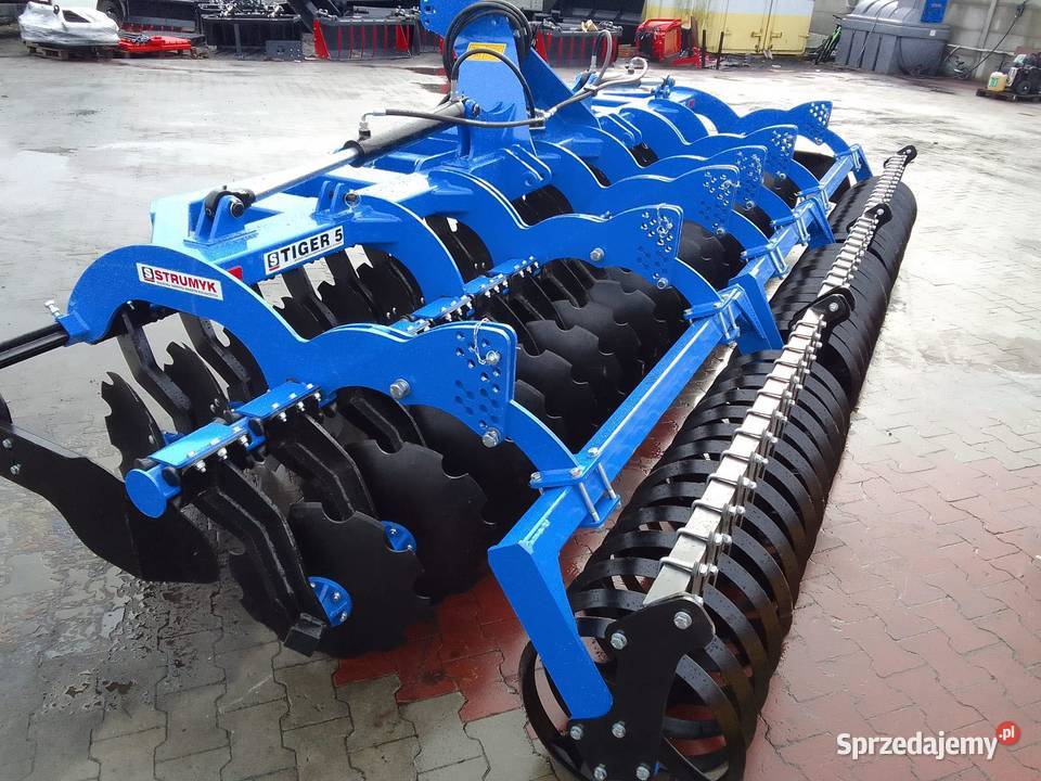 Brona talerzowa hydrauliczna 5m Strumyk TIGER II nieuszkodzony Tylkówko
