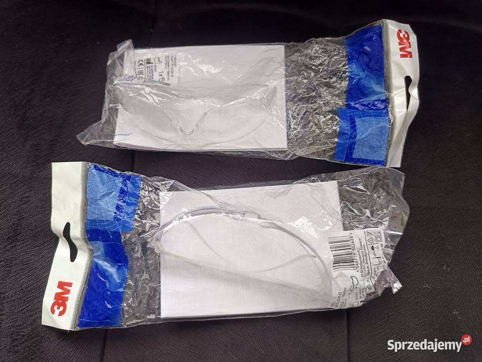 Okulary ochronne 3M nowe Odzież ochronna pomorskie Wejherowo sprzedam