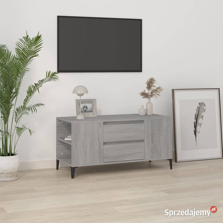 Szafka pod TV szary dąb sonoma 102x445x50 Warszawa sprzedam