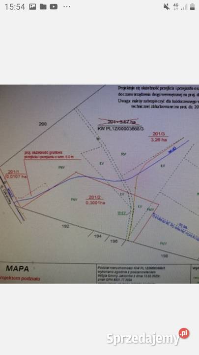 Działka mazowieckie Bieganów sprzedam