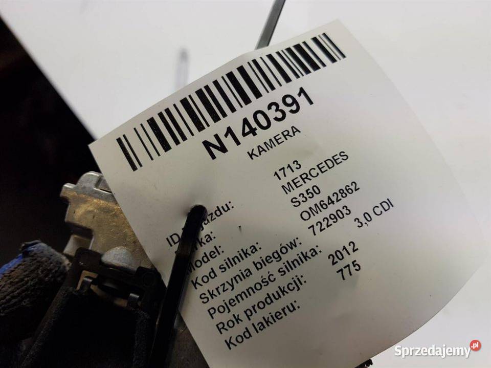 KAMERA S350 W221 A0009050438 Lipno