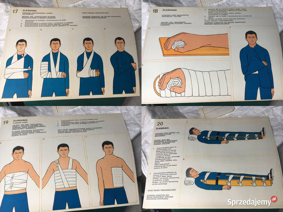 Pierwsza pomoc Tablice poglądowe Wydawnictwo Łęczyca