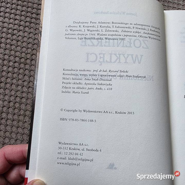 Żołnierze wyklęci Niezłomni bohaterowie Joanna Rok wydania 2013 małopolskie Kraków