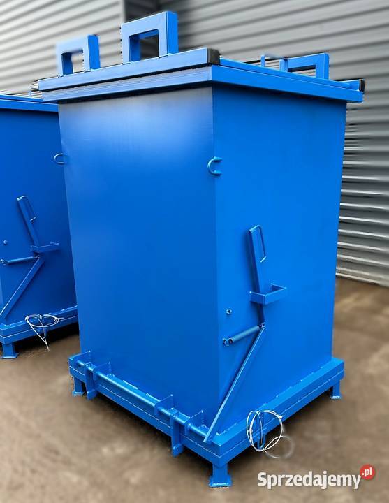 Kontener z otwieranym dnem 1 m3 kontener Niedrzew Pierwszy