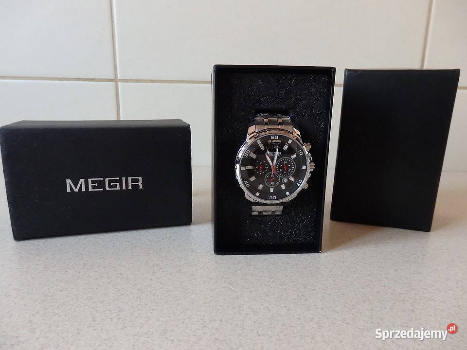 Zegarek MEGIR Optic Black MS2068G1 Chronograf podkarpackie Rzeszów