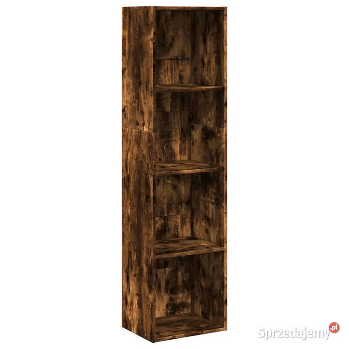 Regał na książki przydymiony dąb 40x30x152 mazowieckie