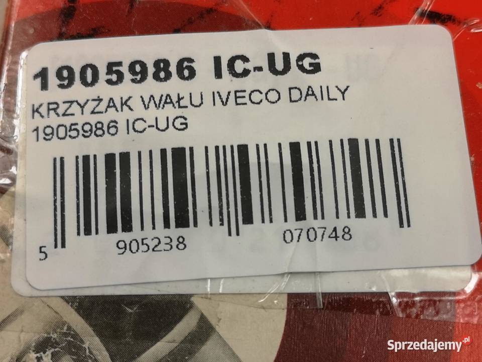 KRZYŻAK WAŁU NAPĘDOWEGO IVECO DAILY II 19891999