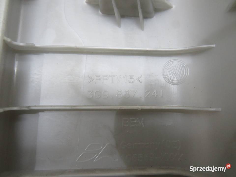 OSŁONA SŁUPKA LEWY TYŁ PASSAT B8 KOMBI 3G9867241