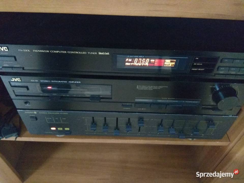 Wieża JVC wzmacniacz AX 111 tuner FX 330L Diora Gostynin